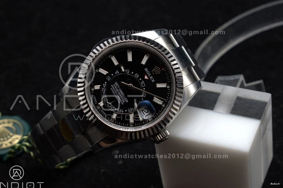 1:1 904L A 326934 SS Black Sky-Dweller SS ZF Best on Edition Dial 1087 EasyCare Bracelet 0719